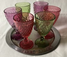 Verres pied couleur d'occasion  Crevin