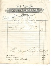 Paris 1854. facture d'occasion  Villenave-d'Ornon