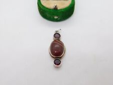 Sterling silver garnet for sale  EDINBURGH