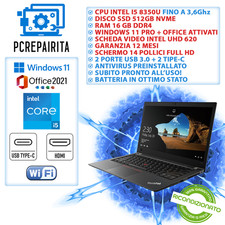 Lenovo portatile computer usato  Capriate San Gervasio