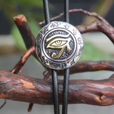Colar de casamento Eye of Horus masculino noivo bolo gravata cowboy ocidental, usado comprar usado  Enviando para Brazil