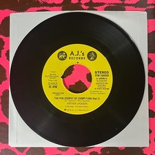 ARTHUR JACKSON Philosophy of Chopp Funk 7” Rare A.J.’s Records 1975 Free Funk comprar usado  Enviando para Brazil