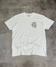 Camiseta básica clube social anti-social ASSC masculina branca tamanho XXL comprar usado  Enviando para Brazil