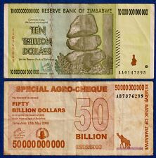 ZIM TRILLION/AGRO COMBO - 10 TRILLION (2008) + 50 BILLION AGRO CHEQUE (2008) na sprzedaż  Wysyłka do Poland