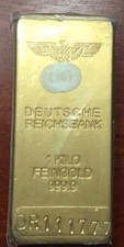 Deutsche reichsbank barren gebraucht kaufen  Herbrechtingen