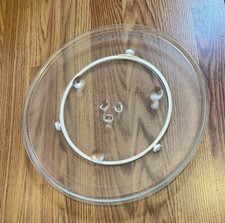 Placa toca-discos de vidro para micro-ondas Panasonic 13,5" substituição e anel de mesa giratória comprar usado Placa toca-discos de vidro para micro-ondas Panasonic 13,5" substituição e anel de mesa giratória comprar usado  Enviando para Brazil