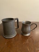 Pewter tankards pint for sale  UK