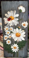 Hand painted daisies for sale  Hampshire