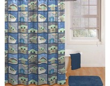 Cortina de chuveiro Baby Yoda 72 x 72, microfibra, verde/azul, Star Wars, com TAPETE, usado comprar usado Cortina de chuveiro Baby Yoda 72 x 72, microfibra, verde/azul, Star Wars, com TAPETE, usado comprar usado  Enviando para Brazil