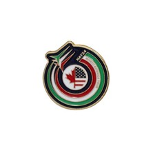 Distintivo metallo dorato usato  Santa Luce