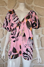 Blouse rose tropical d'occasion  Courville-sur-Eure