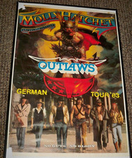 Usado, Molly Hatchet Outlaws alemão 1983 pôster concerto turnê rock comprar usado  Enviando para Brazil