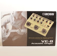 Usado, Pedal de cantor acústico BOSS VE-8 canal de guitarra criar harmonias simples de usar comprar usado  Enviando para Brazil