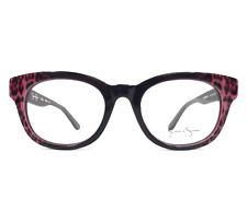 Armações de óculos Jessica Simpson J1094 PKAN estampa de chita roxa 49-19-140 comprar usado  Enviando para Brazil