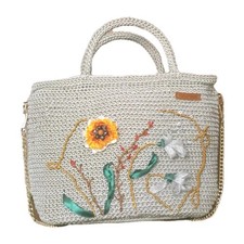 ricamata mano borsa usato  Tribogna
