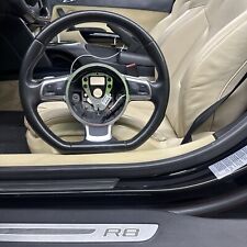 Volante de couro preto Audi R8 2008-2012 com câmbio de pás OEM comprar usado  Enviando para Brazil