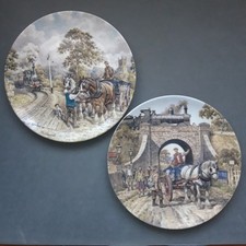 Pair wedgwood plates for sale  GRANTHAM