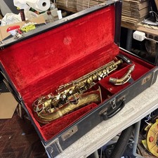 Usado, Saxofone alto da era Conn Chu Berry 1929 com estojo Victoria laca latão comprar usado  Enviando para Brazil