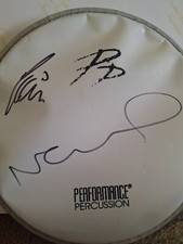 Oasis signed drumhead. for sale  PORTSTEWART