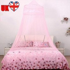 Cama infantil dossel pendurado mosquiteiro princesa cúpula barraca cama (rosa) comprar usado  Enviando para Brazil