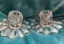 Crystal candleholder set for sale  Parker