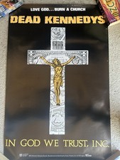Usado, Pôster promocional vintage original Dead Kennedys In God We Trust Winston Smith RARO 24x36 comprar usado Usado, Pôster promocional vintage original Dead Kennedys In God We Trust Winston Smith RARO 24x36 comprar usado  Enviando para Brazil