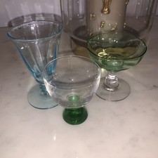 Set verres anciens d'occasion  Saint-Cyr-sur-Mer