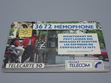 Télécarte 3672 mémophone d'occasion  Brienne-le-Château
