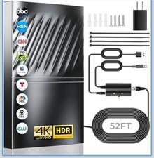 2024 Mais Nova Antena de TV Interna Smart Digital Até 2200+ Milhas-HD Antena de TV Externa comprar usado  Enviando para Brazil