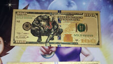 Billet Venom Marvel OR Collector Gold Doré card carte Goodies banknote spiderman, używany na sprzedaż  Wysyłka do Poland