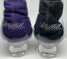 Dois (2) Willett Distillery Glencairn Glass Bourbon uísque único raro comprar usado  Enviando para Brazil