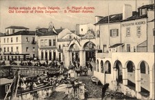 Cartão postal antigo Ponta Delgada S Miguel Açores entrada antiga a431 comprar usado  Enviando para Brazil