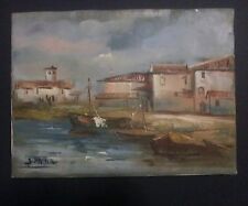 Olio tela paesaggio usato  Milano