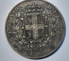 5 lire 1873 usato 5 lire 1873 usato Milano