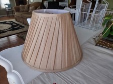 Gold pleated lamp for sale  Mcdonough