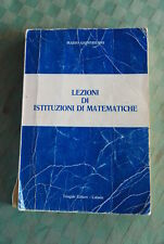 Lezioni istituzioni matematich usato  Italia