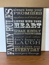 Family rules rustic for sale  Lebanon