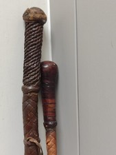 Vintage leather whips for sale  ILKLEY
