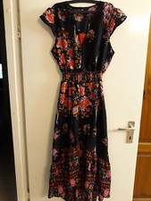 Rüschenkleid polyester bunt gebraucht kaufen  Hamburg