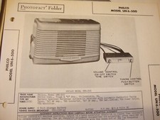 Fotofato original Sams manual PHILCO UN 6-500 (16) comprar usado  Enviando para Brazil