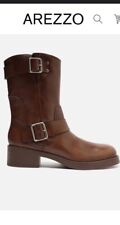 Botas femininas Arezzo Lucy bloco baixo 8,5 B cor marrom comprar usado  Enviando para Brazil