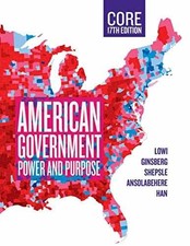 American Government, Core: - Paperback, by Lowi Theodore J.; - Acceptable v comprar usado  Enviando para Brazil