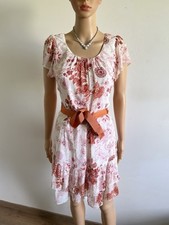 Robe blanche fleurie d'occasion  Void-Vacon