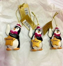 Personalised penguin christmas for sale  COVENTRY