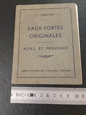 Fascicule eaux fortes d'occasion  Beaurepaire