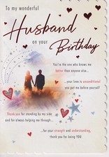 Wonderful husband birthday for sale  TELFORD