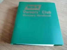 Bsa owner club for sale  LEICESTER
