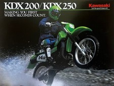1983 kawasaki kdx200 d'occasion  Expédié en Belgium