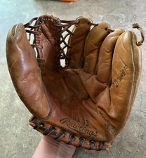 Luva de beisebol vintage Rawlings juvenil infantil Mickey Mantle -Luva de couro destro comprar usado  Enviando para Brazil
