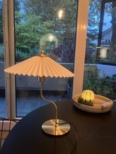 Tischlampe plissee lampenschir gebraucht kaufen  Dortmund